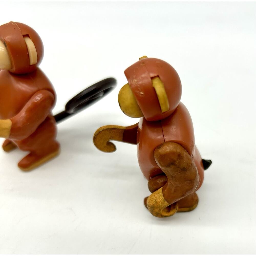 Vintage Fisher Price Little People Zoo Animals Toy Lot Elephant Lion Monkey Bear - Picture 6 of 8